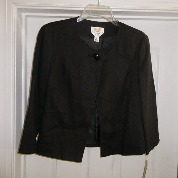 Talbots Jackets & Blazers - Women's 100% Irish Linen Modern Style Blazer Jacket